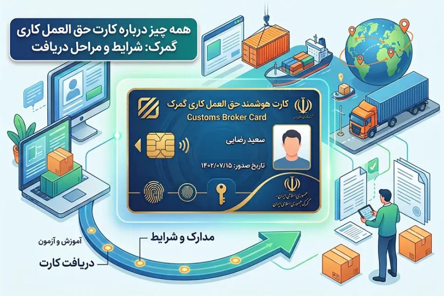 کارت حق العمل کاری گمرک چیست؟ شرایط و مراحل دریافت